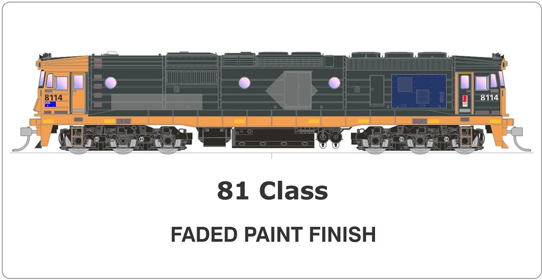 81 Class Faded Paint Finish