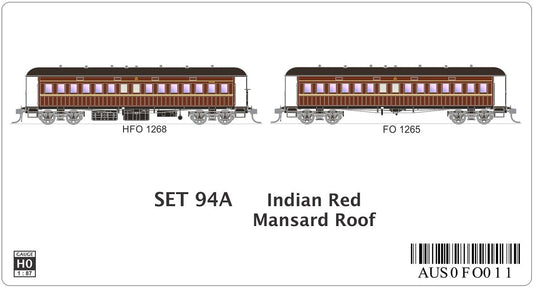 SET 94A Indian Red, Mansard Roof