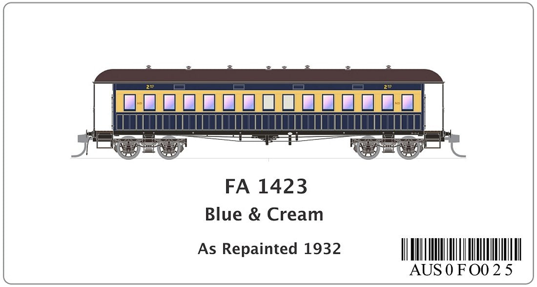 FA 1423 Blue & Cream, as repainted 1932