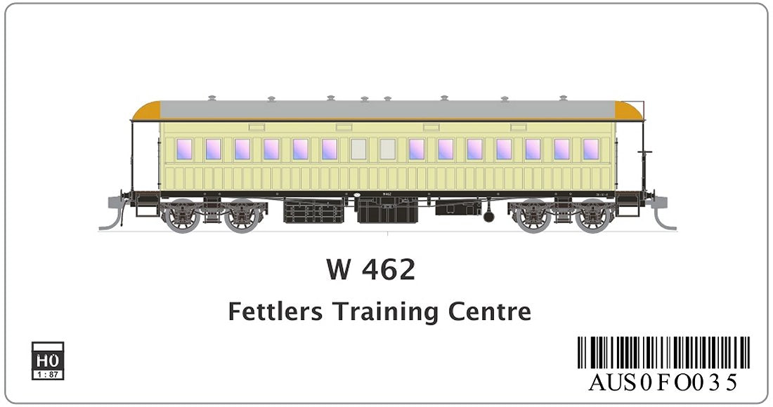 W 462 Fettlers Training Car