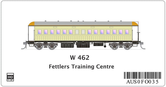 W 462 Fettlers Training Car