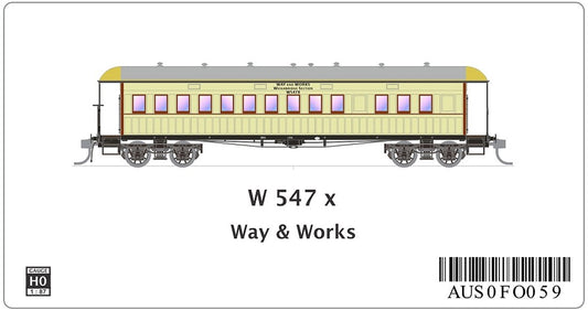 W 547 x  Way & Works