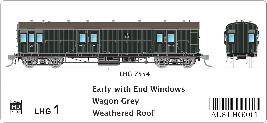 LHG 7554, Early with End Windows