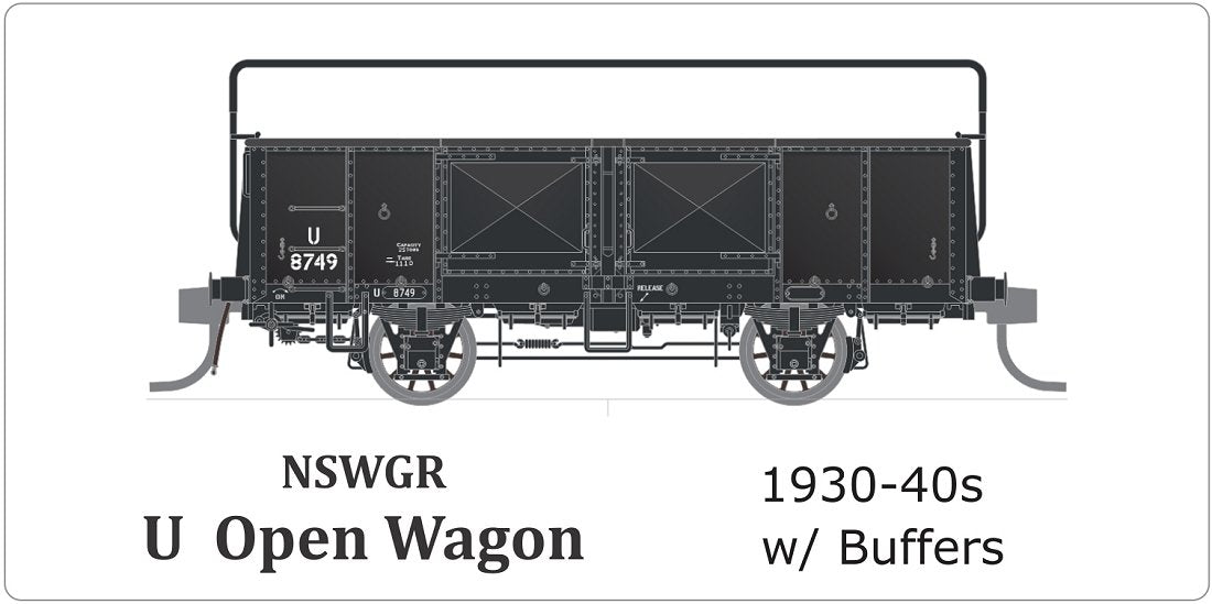 1930 - 40s, with buffers, spoked wheels