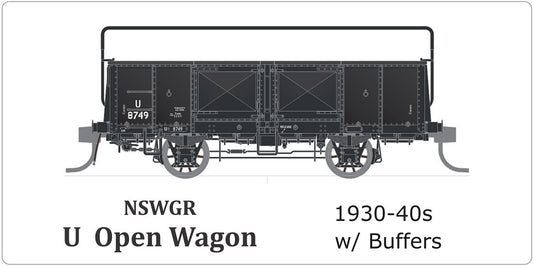 1930 - 40s, with buffers, spoked wheels