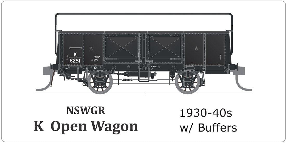 1930 - 40s, with buffers, spoked wheels