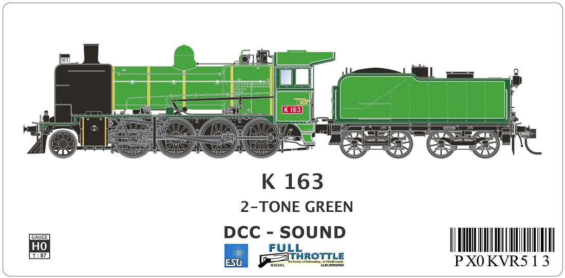 Preserved 1980s, Green 2-tone