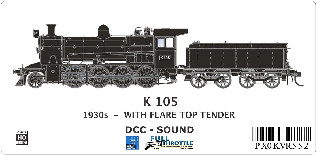 1930s Original with Flare Top Tender