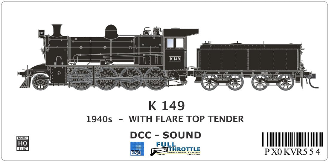 1940s Original with Flare Top Tender