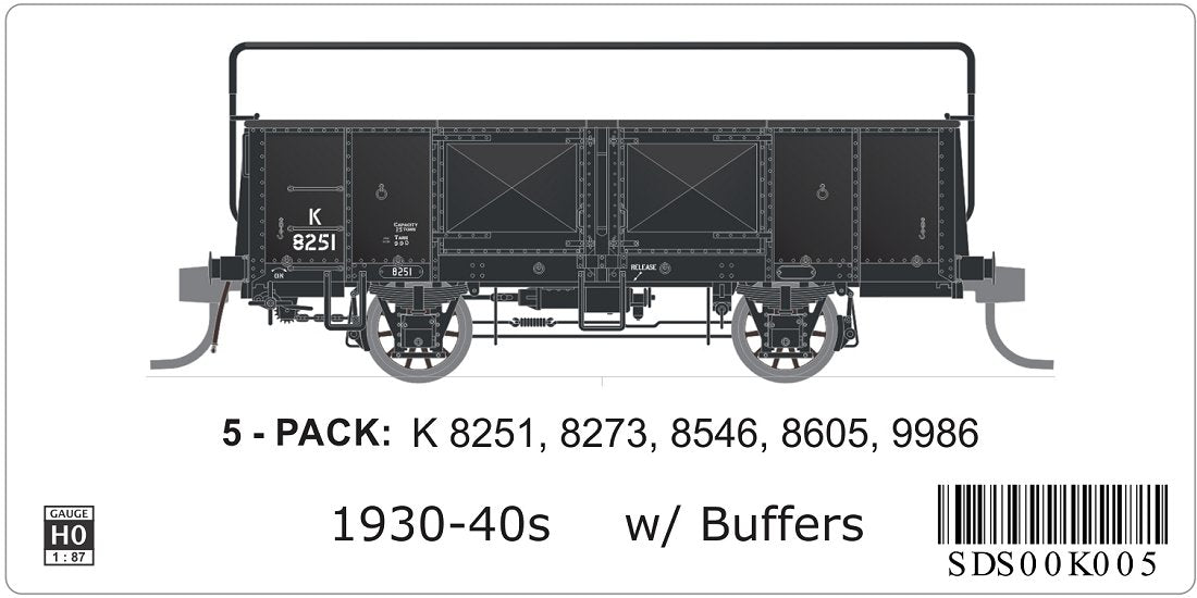 1930 - 40s, with buffers, spoked wheels