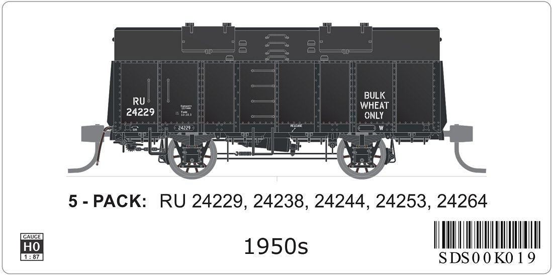 1950s, BULK WHEAT ONLY, spoked wheels