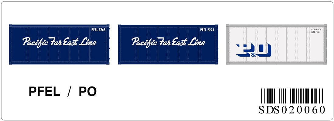 Pacific Far East Line x2, P&O