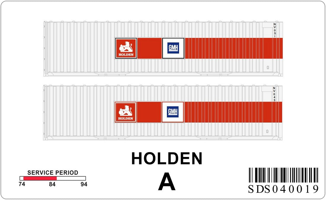 HOLDEN pack A