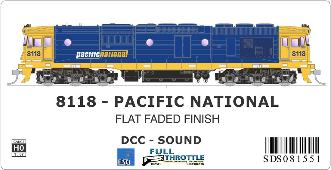 Pacific National Mk4 - Intermodal, Flat Faded Finish