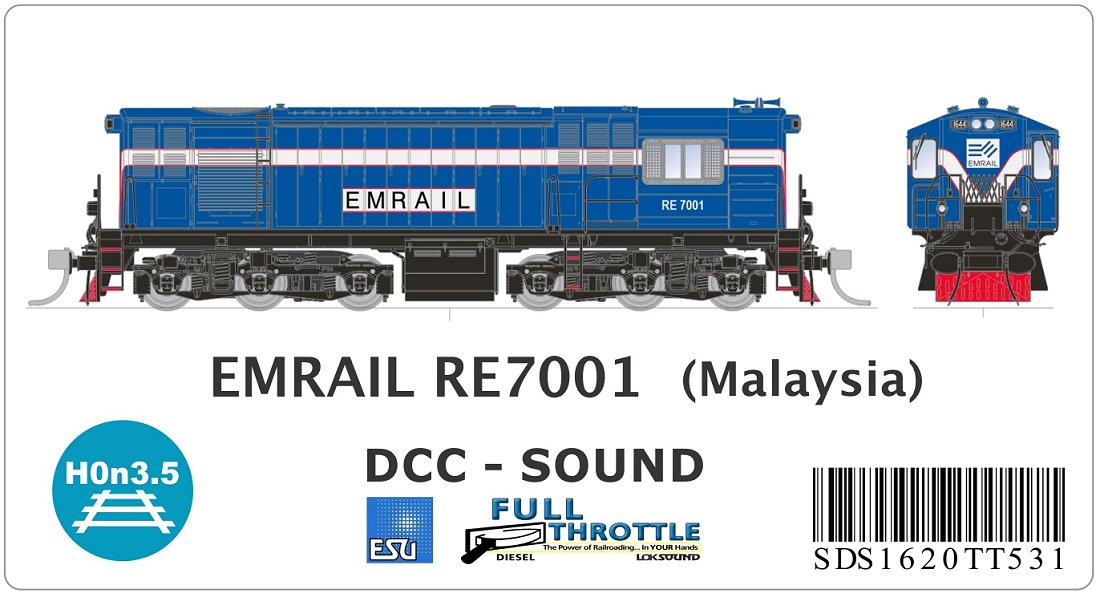EMRAIL RE7001 (Malaysia)