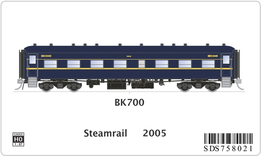 Steamrail 2005, BK700