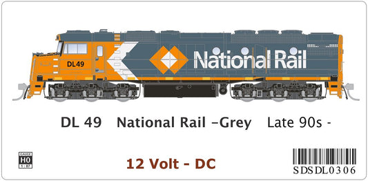 DL49 National Rail - Grey, late 90s -