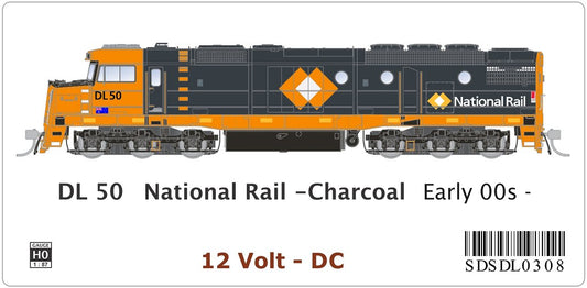 DL50 National Rail - Charcoal, early 00s -