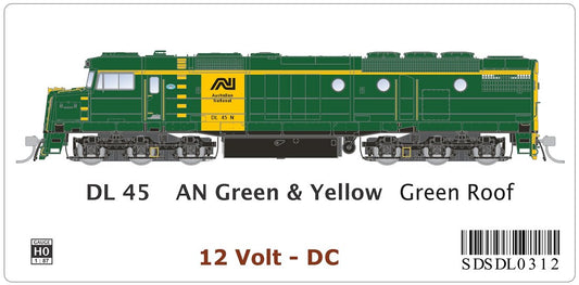 DL45 AN Green & Yellow - Green Roof