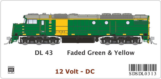 DL43 Faded Green & Yellow