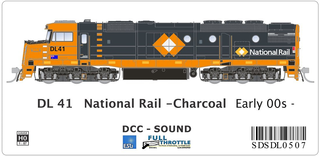 DL41 National Rail - Charcoal, early 00s -