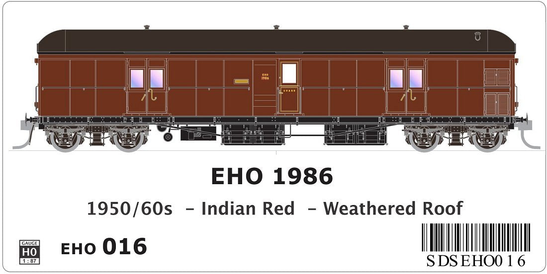 1950/60s, Indian Red, Weathered Roof