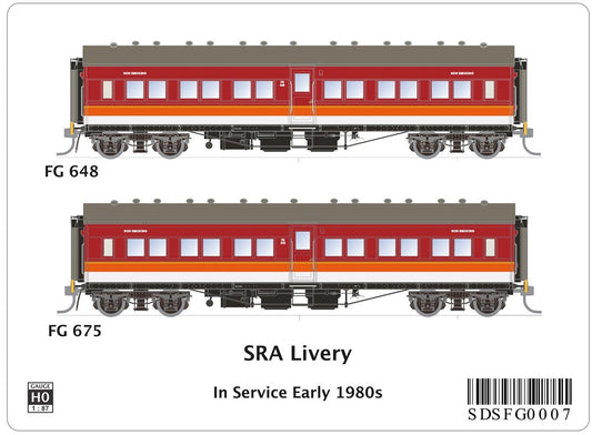 FG 648 & FG 675, SRA Livery, in service early 1980s