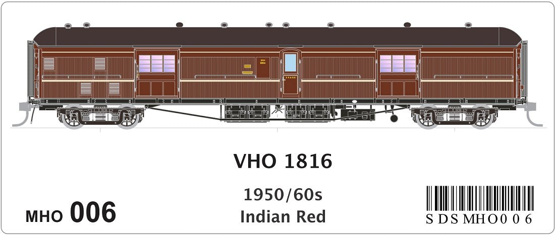 VHO 1950/1960s, Indian Red