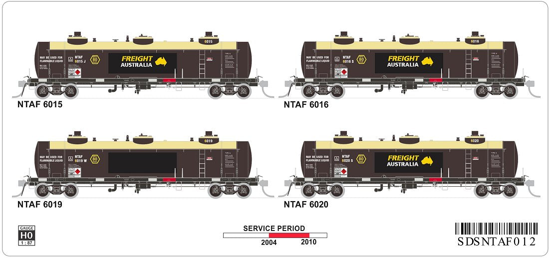 NTAF 012 FREIGHT AUSTRALIA BLOCK TRAIN