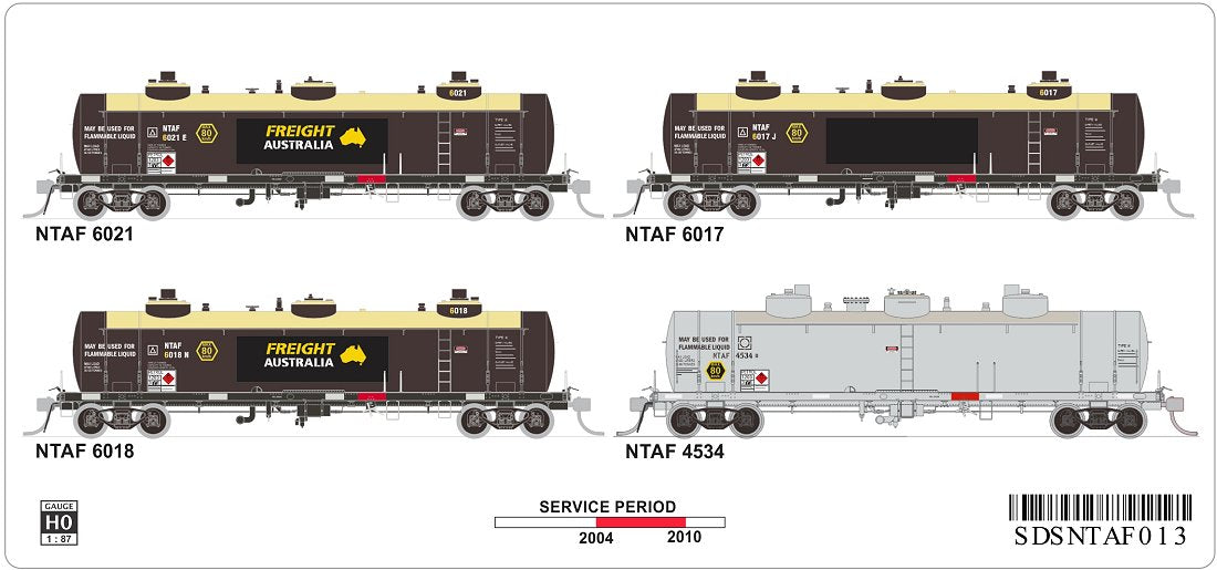 NTAF 013 FREIGHT AUSTRALIA BLOCK TRAIN