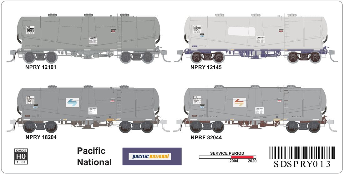 PRY013 Pacific National, NPRYx3, NPRFx1