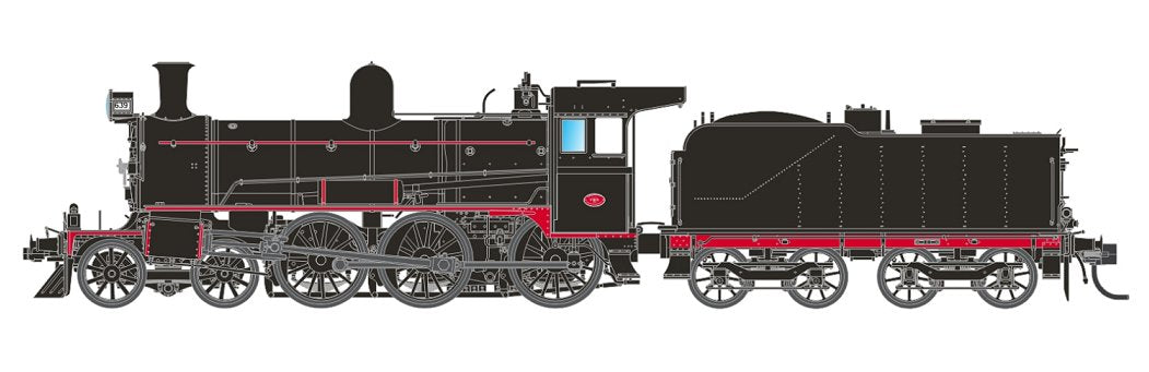 VR D3 Class Locomotive