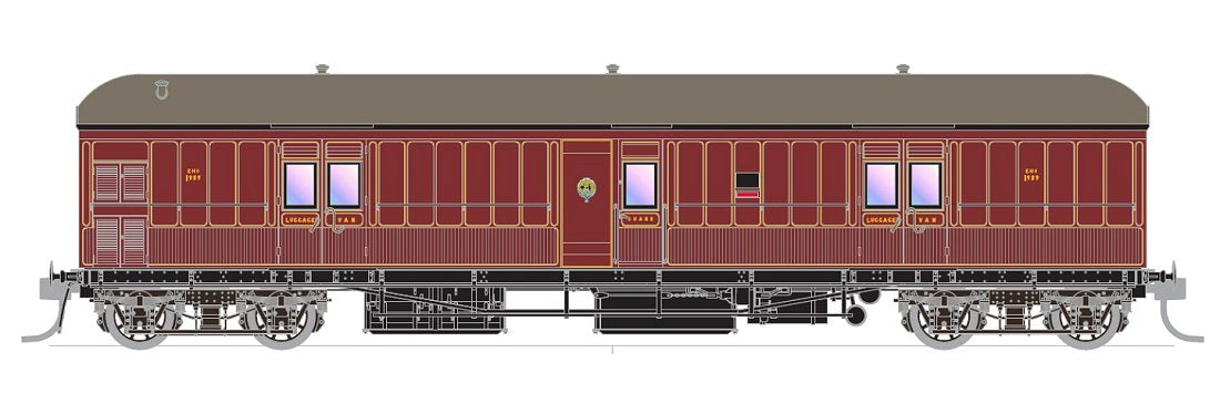NSWGR EHO Brake Van, Full Panel version