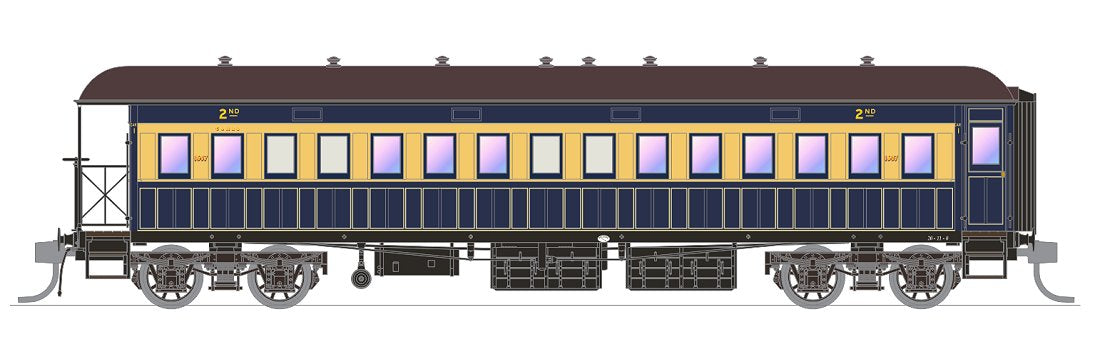 NSWGR Vestibuled End Platform Cars "CAVES EXPRESS"