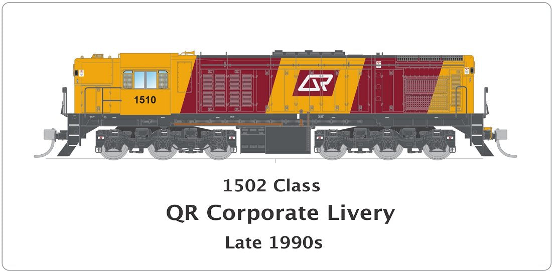 1502 Class, QR Corporate Livery, Late 1990s