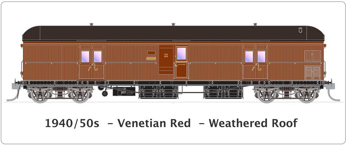1940/50s, Venetian Red, Weathered Roof