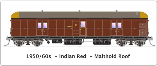 1950s, Indian Red, Malthoid Roof