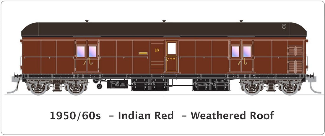 1950/60s, Indian Red, Weathered Roof