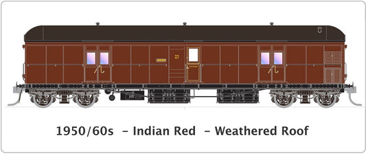 1950/60s, Indian Red, Weathered Roof
