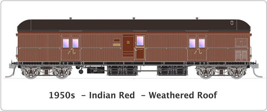 1950s, Indian Red, Weathered Roof