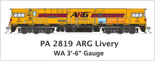 PA 2819 ARG Livery, WA 3' 6" gauge