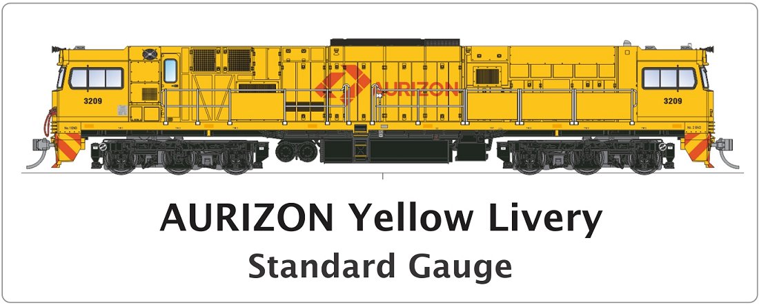 AURIZON Yellow Livery, Standard Gauge