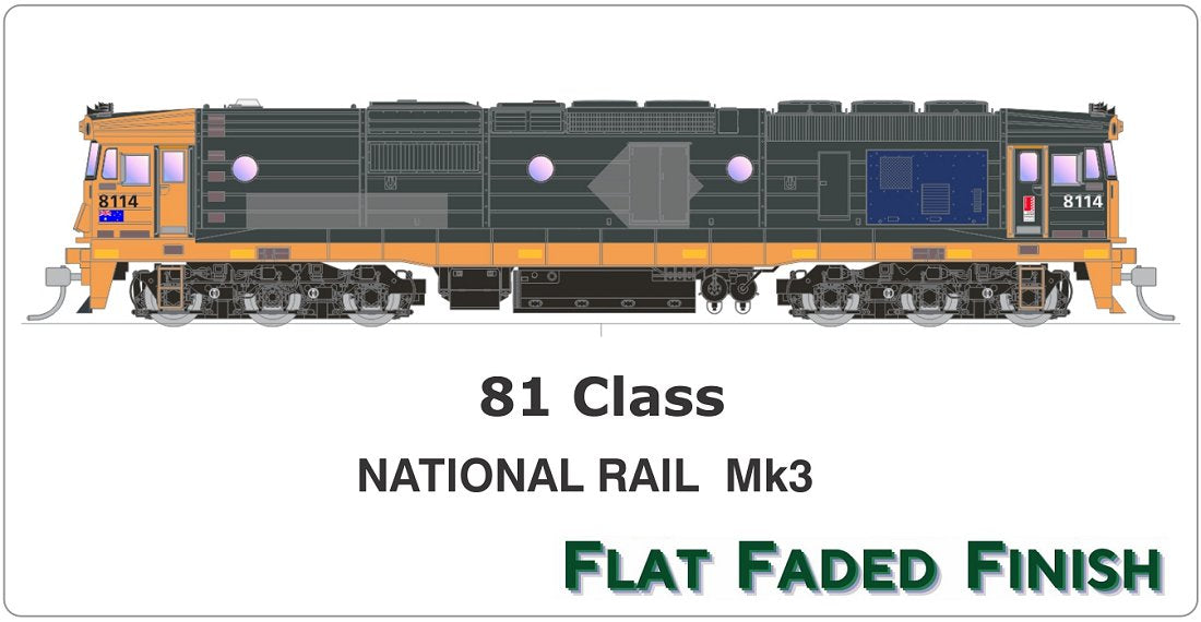 National Rail Mk3, Flat Faded Finish