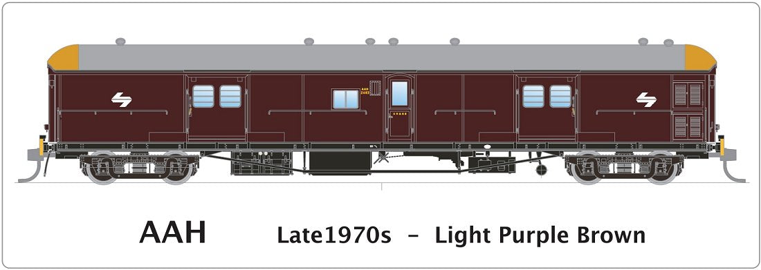 AAH late 1970s, Light Purple Brown