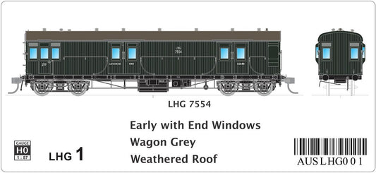 LHG 7554, Early with End Windows