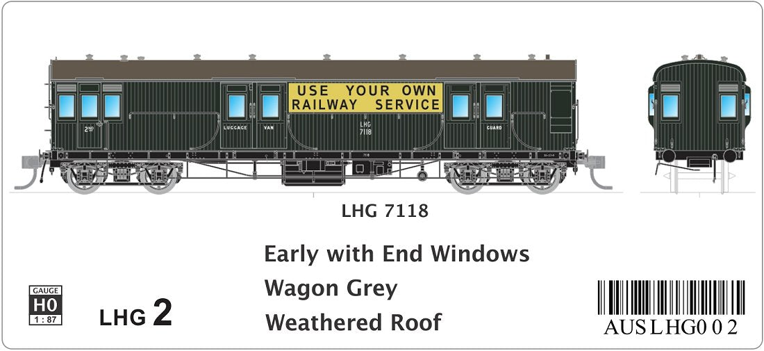 LHG 7118, Early with End Windows