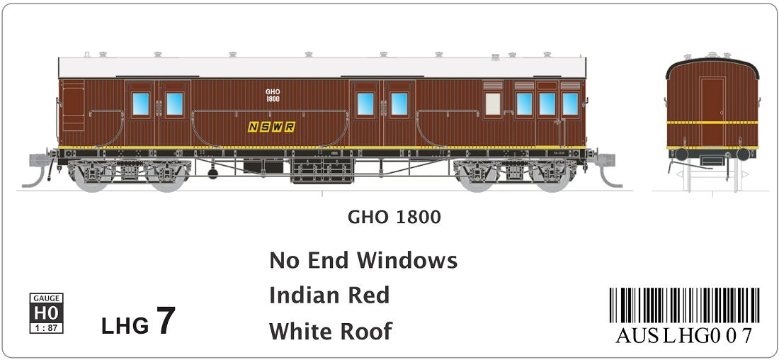 GHO 1800, No End Windows