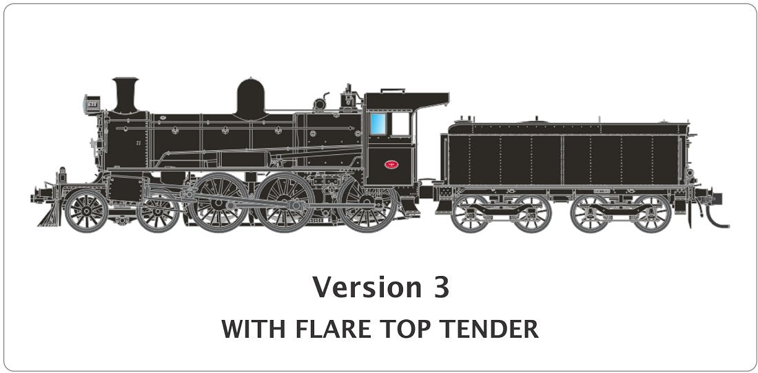 Version 3, with Flare Top Tender