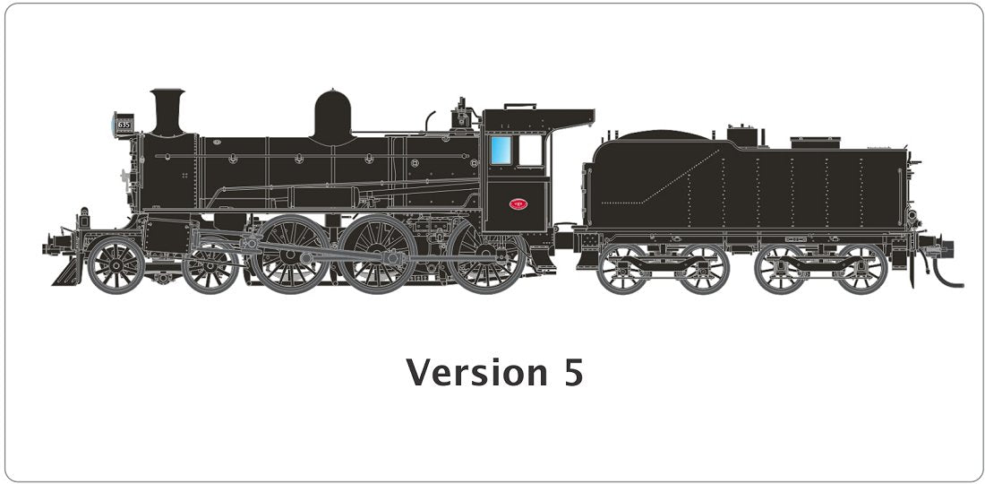 Version 5, Generator on Footplate, Plate Cow Catcher