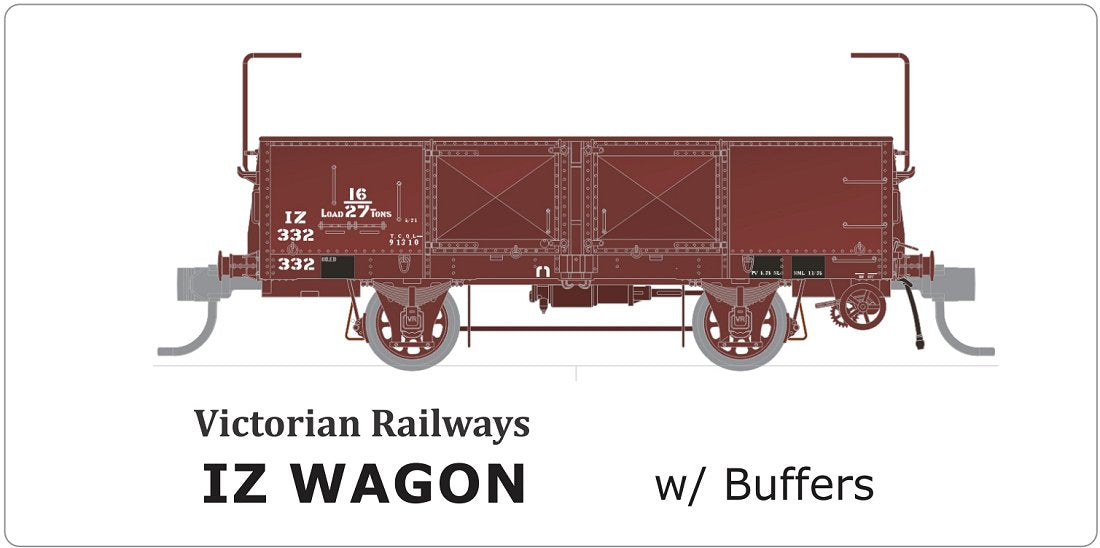 IZ Wagon, with buffers, 5 wagons